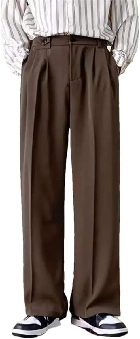Korean Wide-Leg Pleated Trouser