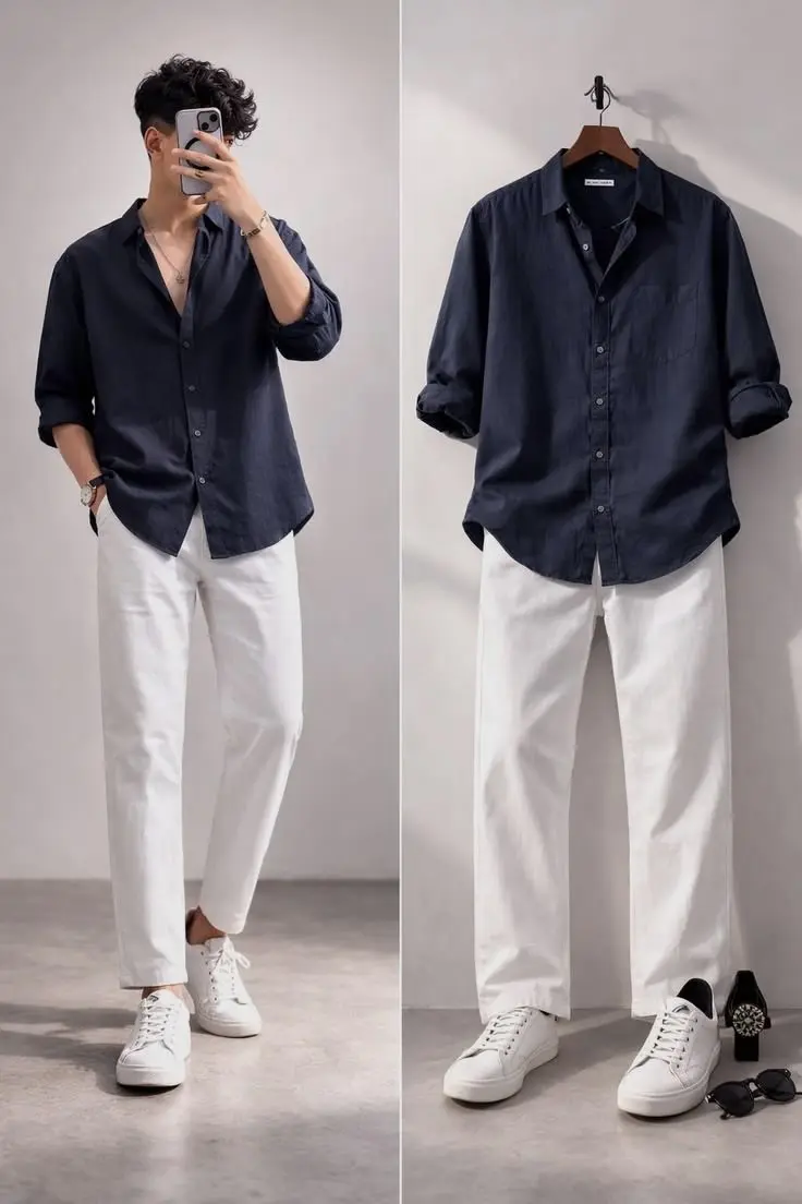 Minimal Men's Street Style Outfit