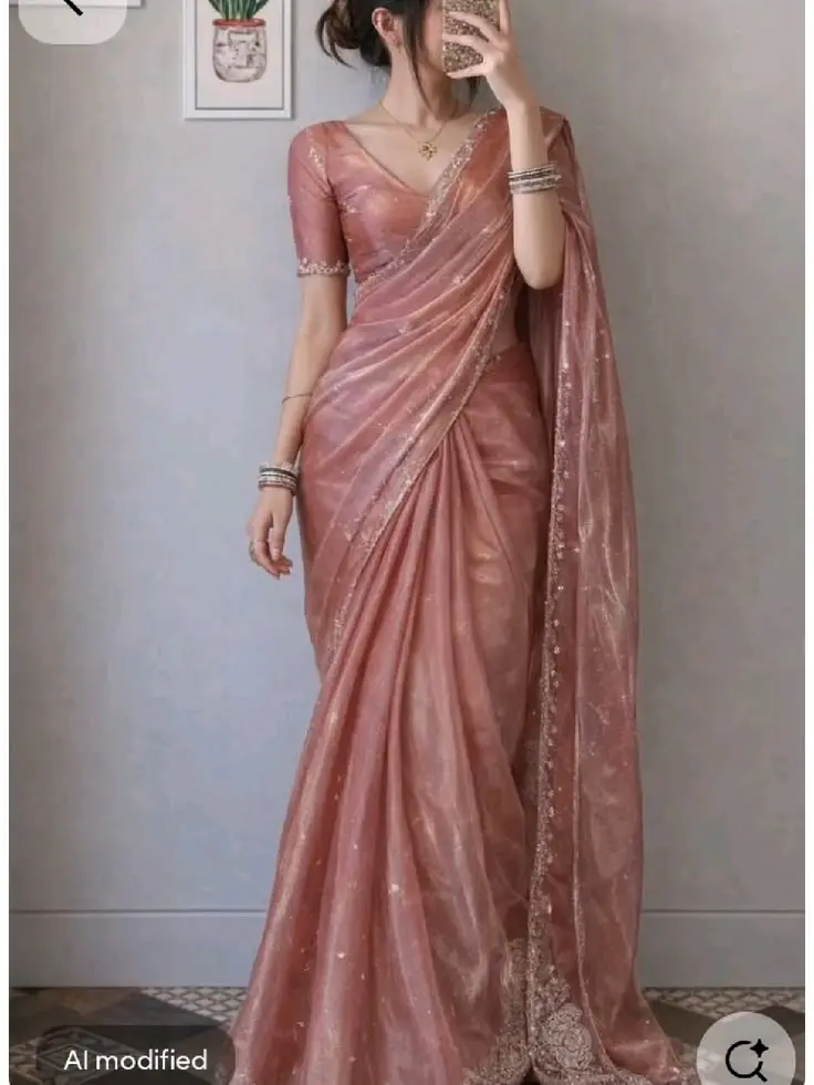 Jimmy Choo organza saree