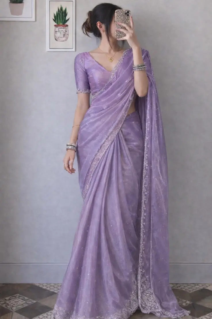 Jimmy Choo organza saree