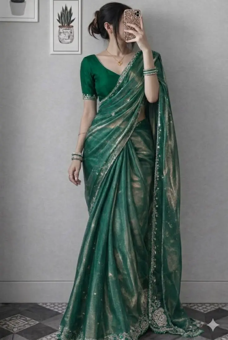 Jimmy Choo organza saree