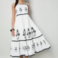 Floral-Print Tiered Dress1